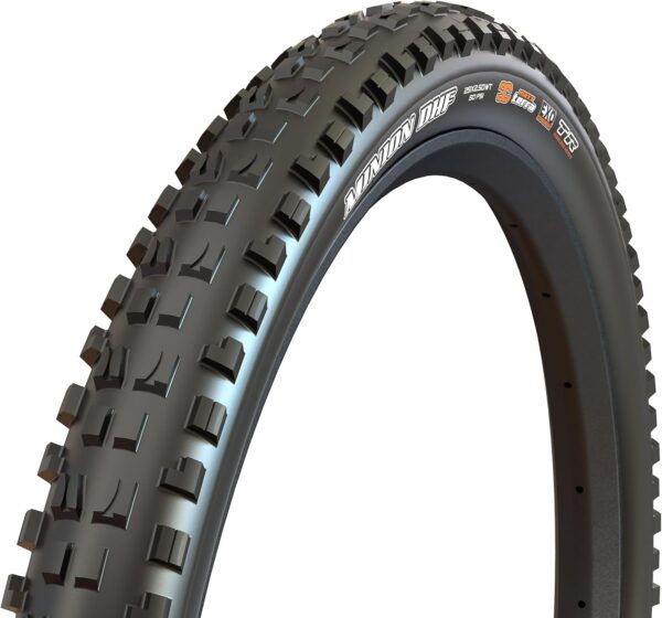 Maxxis Minion DHF - 3C MaxxGrip - 27.5, 29, 24 - Downhill Protection Casing, E50 Ebike Rating, Tubeless | Gold Standard of Gravity Focused Tread