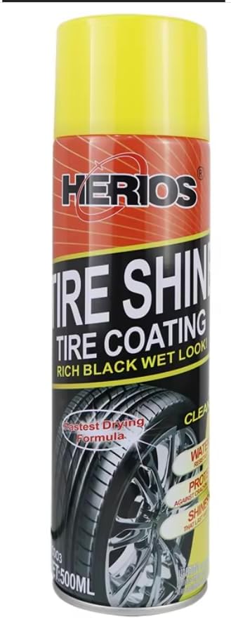 Herios Tire Shine Coating, Black Wet Look, 500 ml