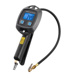 Professional Universal Digital Portable Tire/Air Inflator gun with High-precision Monitoring Pressure (With JAP Connector)