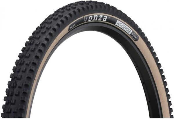 ONZA Tires Tyre Onza Porcupine Skinwall 29 x 2.40 TRC Tpi Eraser, 60 A, 45a, 61-622, 810 g, Black/Beige, 29 x 2.40