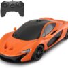 Rastar RC Car | 1:24 Scale McLaren P1 Remote Control Toy Car, R/C Model Vehicle for Kids - Orange