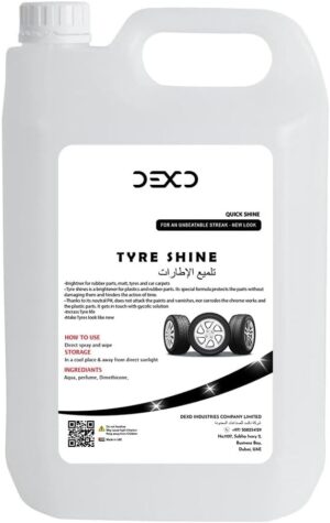 Tire Shine 5 Liter - Dexd Tire Shine with Extra Shine