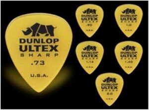 Dunlop 433P1.14 Ultex® Sharp, 1.14mm, 6/Player's Pack