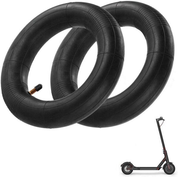 SYOSI 2Pcs 8.5-Inch Thick Tyre Inner Tube 8 1/2 x 2 for Xiaomi Mijia M365 Electric Scooter Inflated Spare Tire Replace Tube