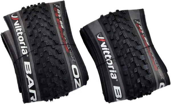 Vittoria Barzo TNT XC Trail Casing Fold TLR Tire, 29x2.25 Inches, 2 Tire, VT2091