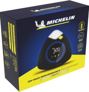 Michelin 12V High Performance Programmable Rapid Tyre Inflator, Black