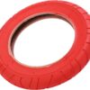 Jaerb 10 Inch Scooter Outer Tyre, 10x2.0 Scooter Tubeless Tire Friction Resistant Rubber DIY Anti Slip for M365 Electric Scooter (Red)