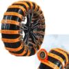 Car Anti-skid Snow Chains General Car Winter Tire Wheels Chains Outdoor Emergency Wheel Snow Chains Truck Auto Tires Accessories