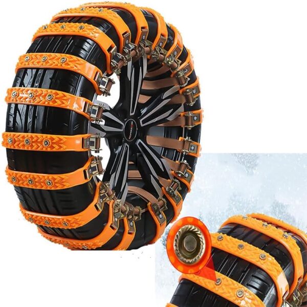 Car Anti-skid Snow Chains General Car Winter Tire Wheels Chains Outdoor Emergency Wheel Snow Chains Truck Auto Tires Accessories