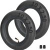 First Pro 2-Pack 10x2.50” Inner Tubes replacement for 10-Inch Electric Scooter, Compatible with 36V/48V 400W-800W Hub Motor, TR87 Angled Stem, Off-Road Ready for E10 Electric Scooter Tires