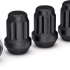 White Knight 40400SMBT Wheel Locks for Cars, 1/2"-20 Thread, Matte Black Wheel Lock Set (Pack of 4)