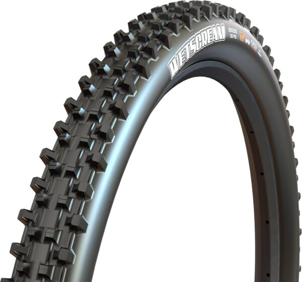 Maxxis Wetscream Bicycle Tyre with Folding Bead 29x2.50 MaxxGrip/DownHill/Tubeless Ready, Black