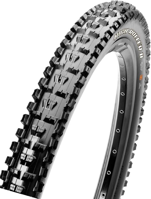 Maxxis High Roller 2DH Wire 3c Maxx Grip Tyre - Black, 27.5 x 2.40-Inch