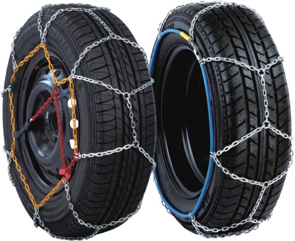 Kippen 1168CX KNS 60 Pair of Snow Chains with Diamond Links 9 mm