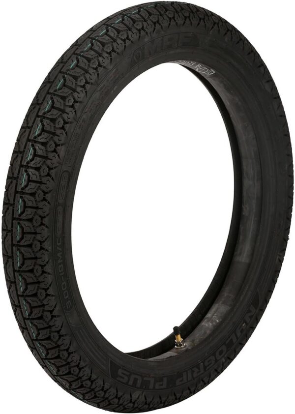 MRF Rib 2.75-17 41N Tube-Type Bike Tyre, Rear