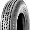 BITS4REASONS KENDA K371 8 INCH TRAILER TYRE AND INNER TUBE 4.80/4.00-8 70M (6PR) SET E TR13 RUBBER VALVE