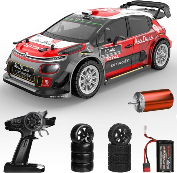 TesPower MJX Hyper Go 14303 Brushless RC Drift Car,1/14 2.4G RTR Remote Control Car for Adult,4WD Off-Road Racing Car,42KM/H High Speed All-Road Electric Hobby Toy Truck