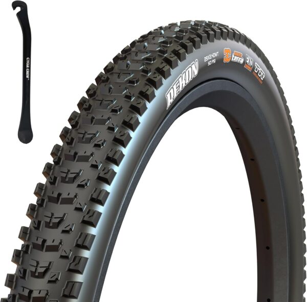 Maxxis Rekon Mountain Bike Tire - 27.5" & 29" - Bundle with Cycle Crew Tire Lever