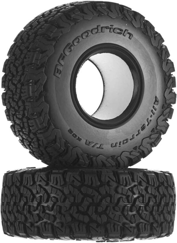 Axial AX31412 1.9 BF Goodrich All-Terrain T/A KO2 R35 Compound RC Tires with Foam Inserts (Set of 2): AXIC4412, Black