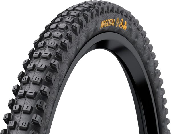 'Continental Argotal Downhill Bike Tire - Tubeless, Folding, Black, Downhill Casing, Soft Compound, E25, 27.5'' or 29'' Sizes'