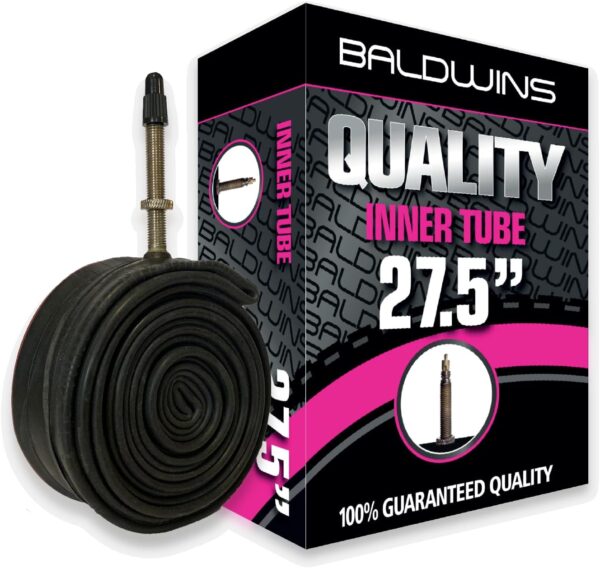 Baldwins 27.5" Cycle/Bike Inner Tube 27.5" x 2.20 to 2.50 (Fits any 2.20, 2.25, 2.30, 2.35, 2.40, 2.50 Tyre) Presta/French Type Valve