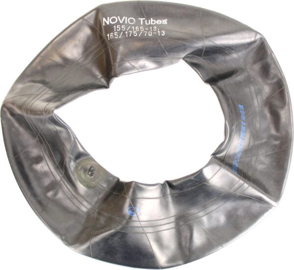 Novio Inner Tube in 13 Inch 155/165-13,165/175/70-13 Rubber Valve, Compatible with Trailer + Car Tyres in Appropriate Size