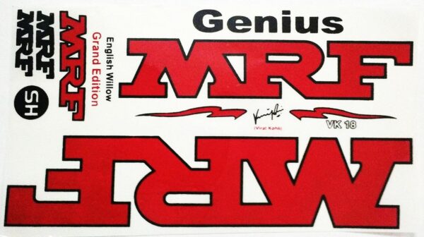 AG MART A K MRF Genius Cricket Bat Sticker Virat Kohli Grand Edition