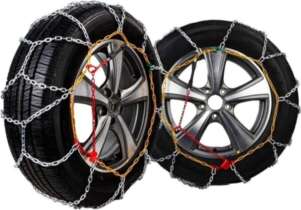 BGSFF Snow Chains,Winter Snow Chains For Car Wheel Tires,Traction Tire Chain Emergency Anti-skid Chain Car Accessories For Off-road Van SUV,195/65 R15