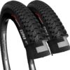 Fincci 26 x 2.125 Bike Tyre 57-559 Foldable 26 inch Mountain Bike Tyre for MTB Hybrid City Bike Bicycle Cycle