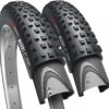 Fincci Pair 27.5 x 2.35 Inch Foldable Tyre 60-584 Tyres Maori for Road Mountain MTB Mud Dirt Offroad Bike Bicycle (Pack of 2)