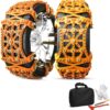 Universal Easy Installation Car Tyre Chain | Portable Tire Anti-Skid Belt | Safe And Secure Thickened Non-Slip Wheel Chain For Sand | Mud