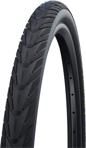 Schwalbe Energizer Plus Performance Line Twin Skin Green Guard Wired Tyre-Reflex Black, 28 X 1.75 Inch