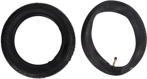 BigKing 12x2.125 Tires,12in 12x2.125 Bike Tyres with Curved Mouth Inflation Strong Elasticity Children Bicycle Tires