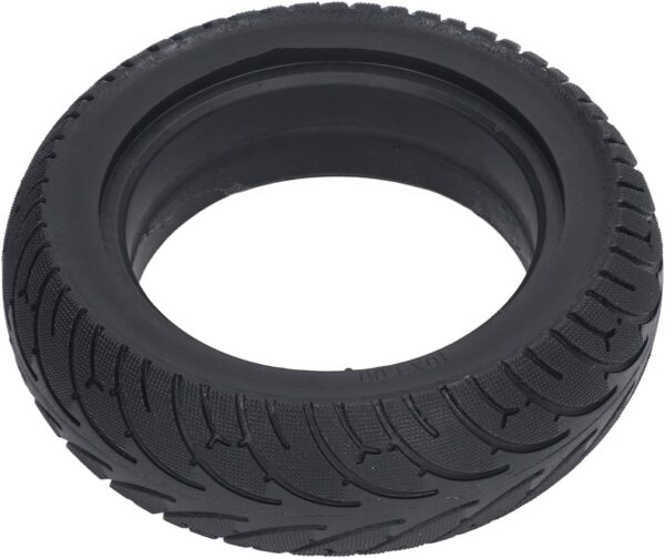 Cryfokt 10 Inch Tire, Grooved Excellent Traction 10 X 3.0 Scooter Tire PU Tubeless Tire for Electric Scooter, and Comfortable Tires on Tire Replacement