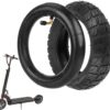 VOLOHAS 8.5 x 3 Replacement Wheels Outdoor and Indoor Tyres for Zero 9/VSET 9/9+/Inokim Light 2 Electric Scooter 8 1/2 x 3 Thickened Front and Rear Tyres Replacement (1 Set Inner Tube + Outer Tyres)