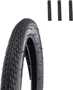 BAIBIKING Bicycle Replacement Tires- BMX Floding Bike Mountain Bike Tires,Road Bike Tires 12/14/16/18/20/22/24/26 X 1.75 Inches