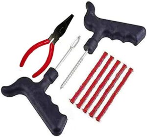 Proffesional Tire Repairing Kit, Steel Belted Radials for Tubeless Tires | Tire Repair Tools