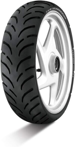 TVS Eurogrip 140/60-17 R Tubeless Bike Tyre, Rear (Black)