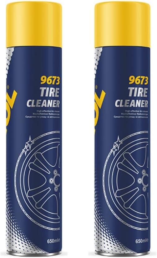 Mannol HTE - Germany 2 Pack 9673 - Premium Tire Shine Cleaner Spray - 650 ml