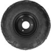 Headerbs ATV Tubeless Tyres, 145/70-6 Tyres, Go Kart Tubeless Tyre with 6 Inch Rubber Rim Universal for Go Kart UTV Quad Bike 4 Wheelers