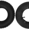 EFFACER 4.10/3.50-6 Tyres, Inflatable Wheel Rubber Tyres 4.10/3.50-6 Tyres for Lawn Mowers for Trolleys for Yard Trailers for Snow Blowers