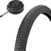 OUNA Bike Tires Set for 700C/26 Inch Mountain Bikes or City Bikes Road Bikes Mixed Rubber Bicycle Tires