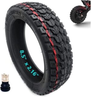 YIMICO 50/75-6.1 Tubeless Tire FOR ALL XIAOMI SCOOTER Series Off-Road Vacuum Tire Electric Scooter Thickened Explosion-Proof Tire with Nozzle