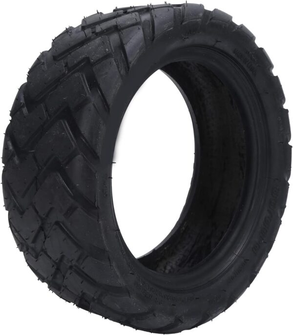 Keenso Scooter Vacuum Tire, 80/60‑6 Vacuum Tubeless Tire Electric Scooter Rubber Tire Replacement for Go Karts, Atvs, Quad, off Road Scooters