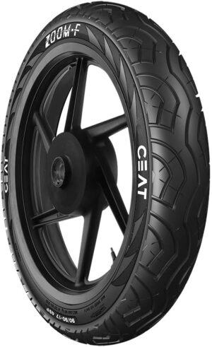 Ceat Zoom 100/90-17 55P Tubeless Bike Tyre, Rear (101683 )