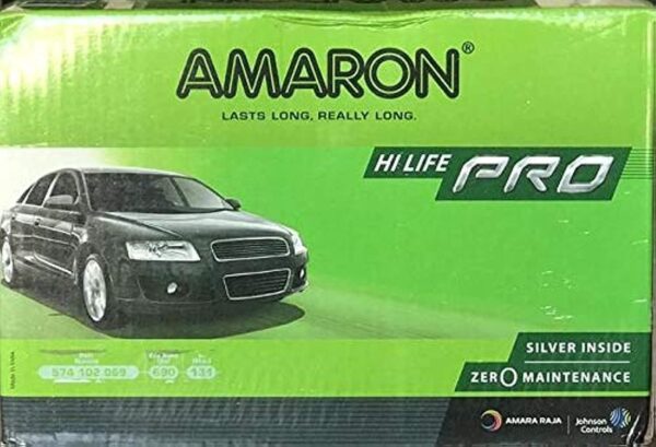 AMARON Hi Life Pro Car Battery 12V 74AH 57412/DIN74