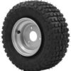 Luocute ATV UTV All Terrain Tires, 16x8‑7 Tire with Hub Reduce Vibration Noise Universal Rubber Antislip for ATV UTV Lawn Mower, Off Road ATV UTV Tire Turf Tires Mud Sand Trial Tires