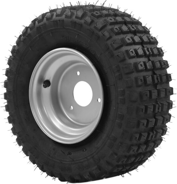 Luocute ATV UTV All Terrain Tires, 16x8‑7 Tire with Hub Reduce Vibration Noise Universal Rubber Antislip for ATV UTV Lawn Mower, Off Road ATV UTV Tire Turf Tires Mud Sand Trial Tires