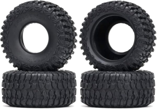 WONFAST 4PCS 135mm All Terrain Rubber Tires RC Tyres Set Compatible with 1/7 Short Course Truck Slash TRAXXAS UDR Unlimited Desert Racer RC Car (Tire)