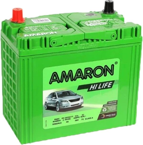 AMARON CAR BATTERY 46B24LS / NS60LS 12V 45AH